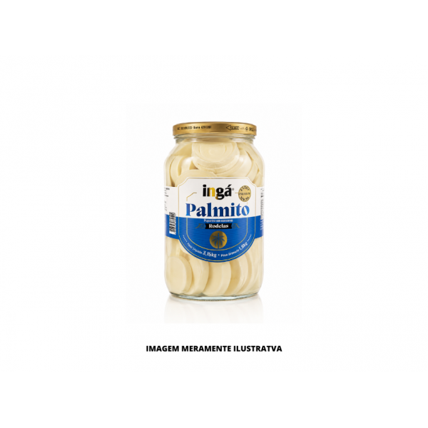 PALMITO - INGÁ - 1,8KG PUPUNHA RODELAS